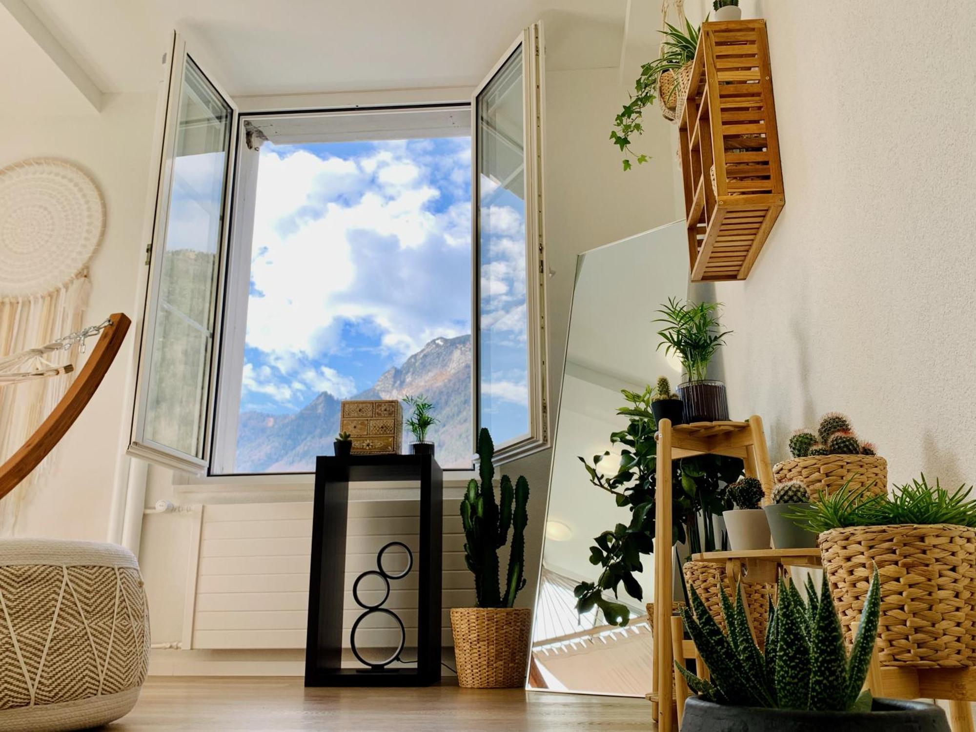 Eva O Wellnessoasis O Montainview O Pizzaoven O Lägenhet Ingenbohl Exteriör bild